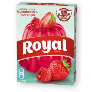 Gelatina em Pó Morango e Framboesa ROYAL