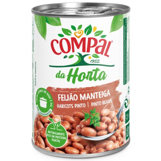 Feijão Manteiga Cozido Compal da Horta — 410 gr
