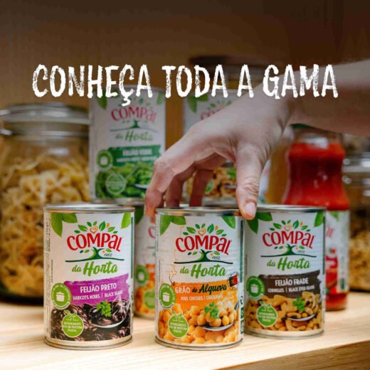 Feijão Encarnado Cozido Compal da Horta — 410 gr