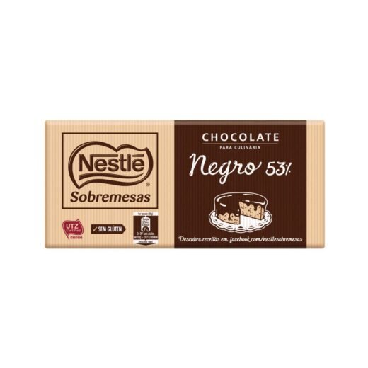 Tablete de Chocolate Culinária 53% sem Glúten Nestlé Sobremesas — 200 gr