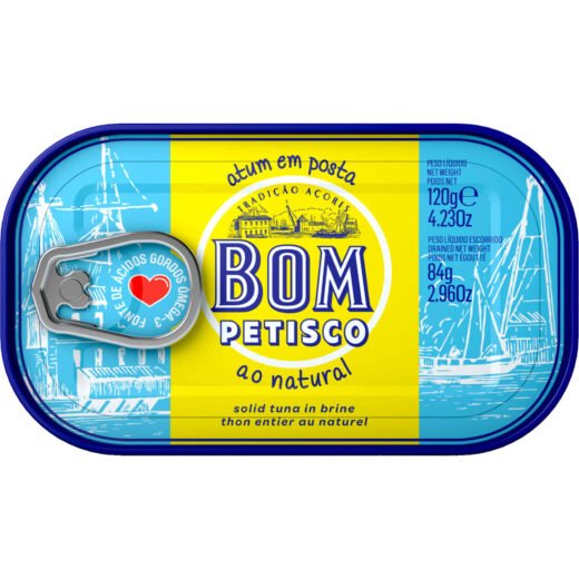 Atum Posta ao Natural Bom Petisco — 120 gr