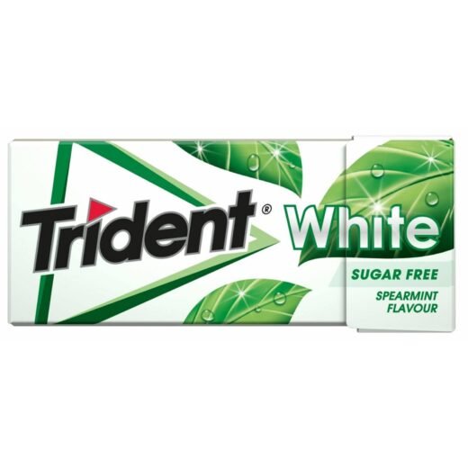 Pastilhas Elásticas White Spearmint Trident — 1 un