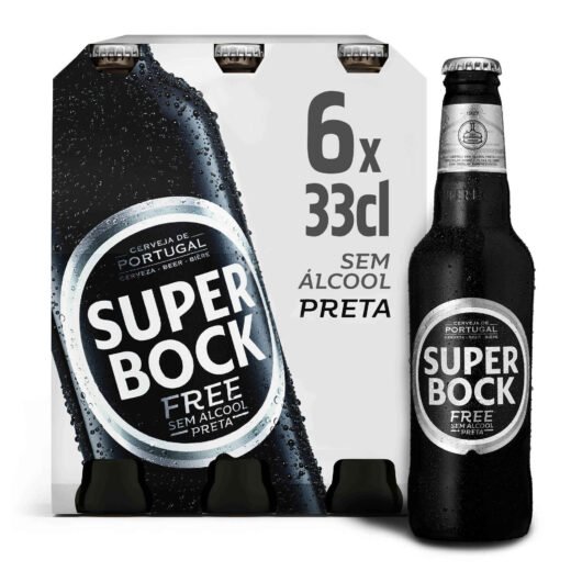 Super Bock - Cerveja sem Álcool Preta Super Bock — 33 cl