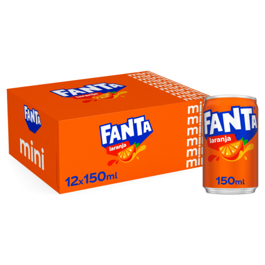 Refrigerante em Lata com Gás Laranja Fanta — 15 cl