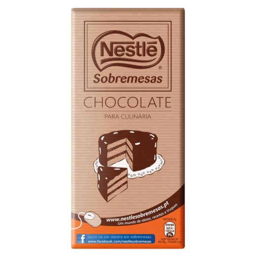Tablete de Chocolate Culinária 44% Nestlé Sobremesas — 200 gr