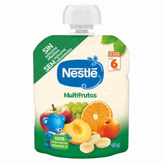 Saqueta de Fruta Multifrutas +6M Nestlé — 90 gr
