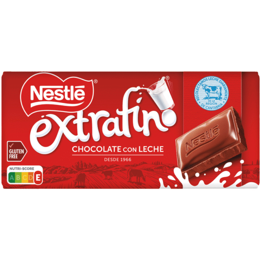 Tablete de Chocolate de Leite Extrafino sem Glúten Nestlé — 125 gr