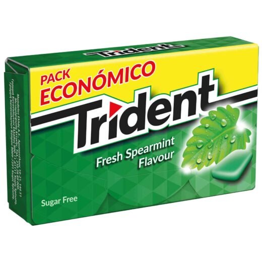 Pastilhas Elásticas Spearmint Trident — 24 gr