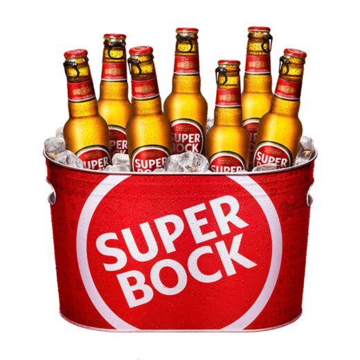Super Bock - Cerveja com Álcool Mini com Balde Super Bock — 20 cl