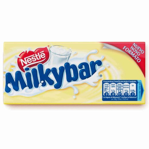 Tablete de Chocolate Branco Milkybar Nestlé — 100 gr