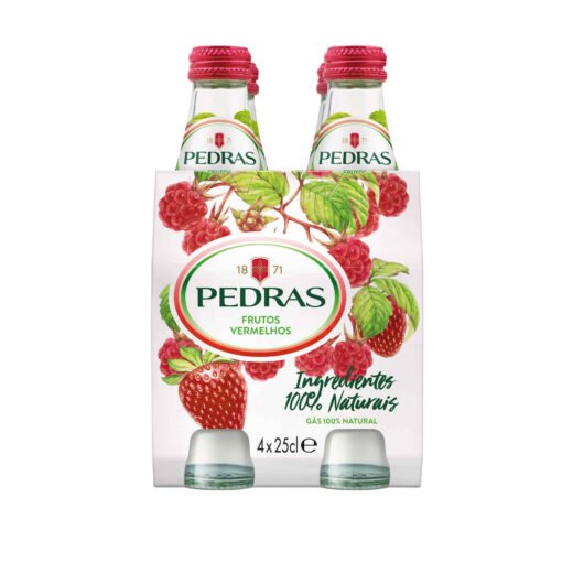 Água com Gás Frutos Vermelhos Pedras Salgadas — 25 cl