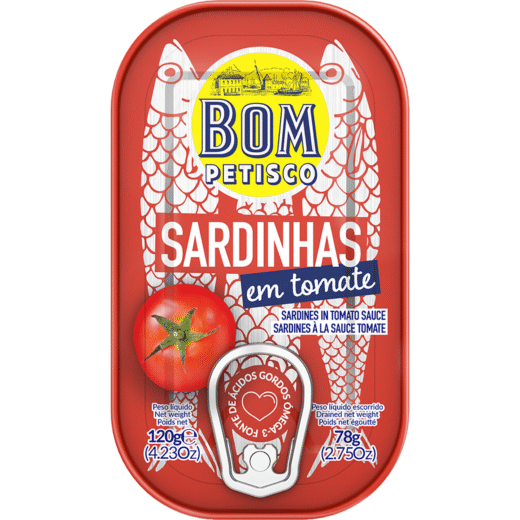 Sardinha em Tomate Bom Petisco — 120 gr