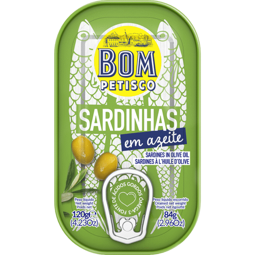 Sardinha em Azeite Bom Petisco — 120 gr