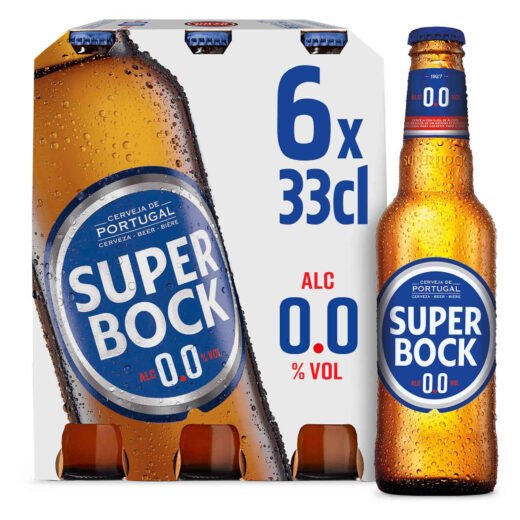 Super Bock - Cerveja sem Álcool 0,0% Super Bock — 33 cl