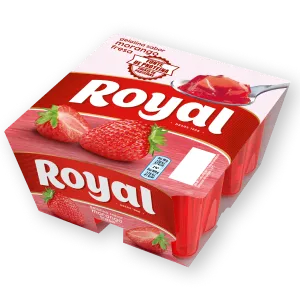 Gelatina Pronta Morango ROYAL