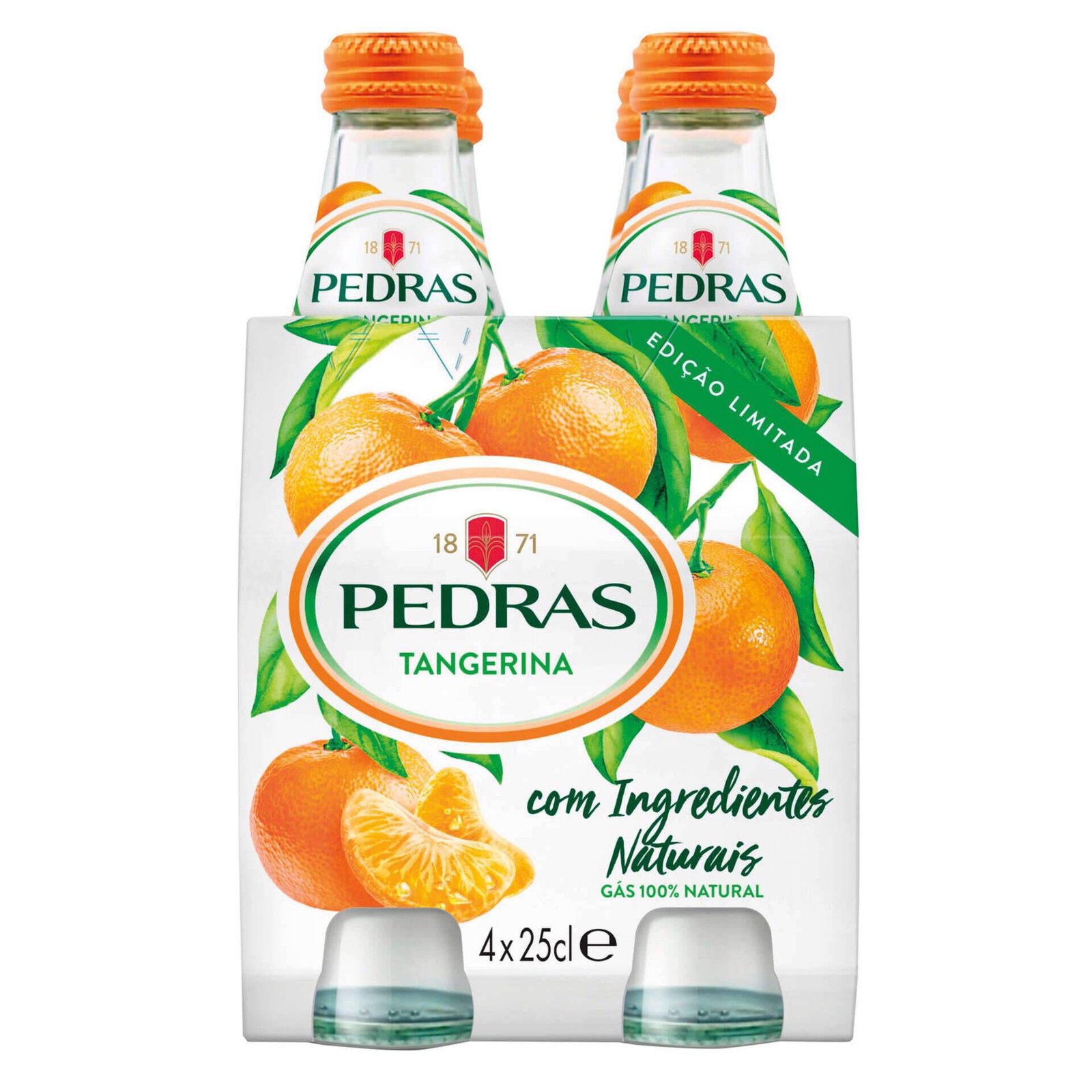 Água com Gás Tangerina Pedras Salgadas — 25 cl — Pedras Salgadas
