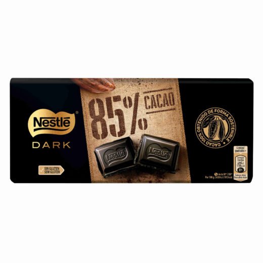 Tablete de Chocolate Negro 85% Cacau sem Glúten Nestlé — 120 gr