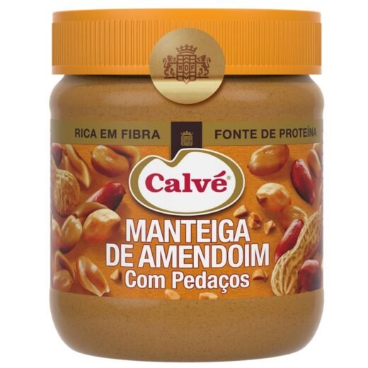 Manteiga de Amendoim com Pedaços Calvé — 350 gr