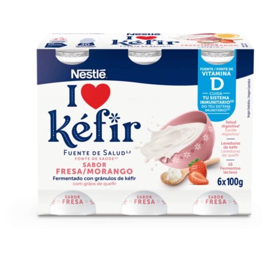 Kefir Morango Nestlé — 600 gr