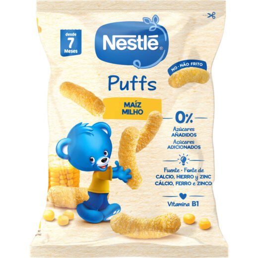 Snack para Bebé de Milho HappyPuffs +12M Nestlé — 28 gr