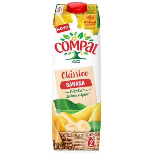 Néctar Banana Compal Clássico — 1 lt