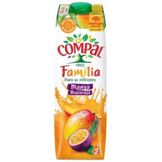 Néctar Manga e Maracujá Compal Família — 1 lt