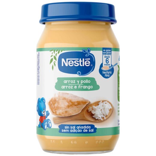 Refeição para Bebé Arroz e Frango +6M Nestlé — 190 gr