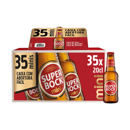 Super Bock - Cerveja com Álcool Super Bock Mini — 20 cl