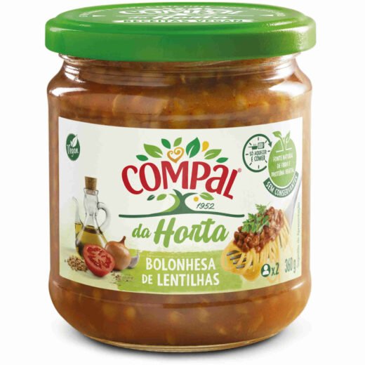 Bolonhesa de Lentilhas Compal da Horta — 360 gr