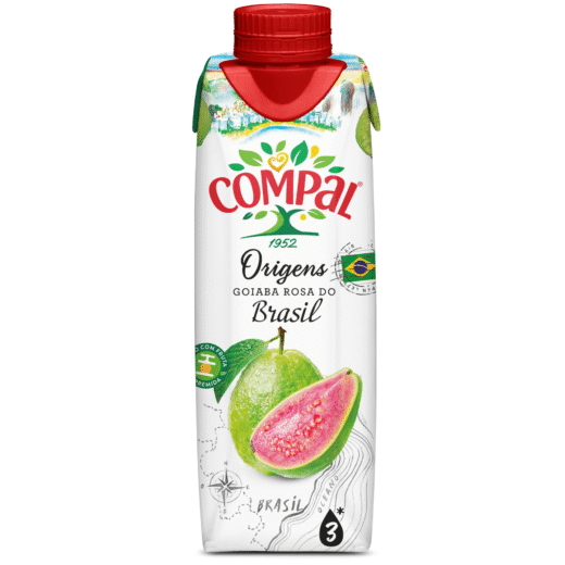 Néctar Goiaba Rosa Brasil Compal Origens — 30 cl