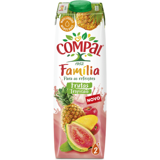 Néctar Frutas Tropicais Compal Família — 1 lt