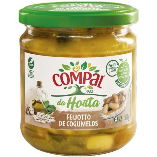 Feijotto de Cogumelos Compal da Horta — 360 gr