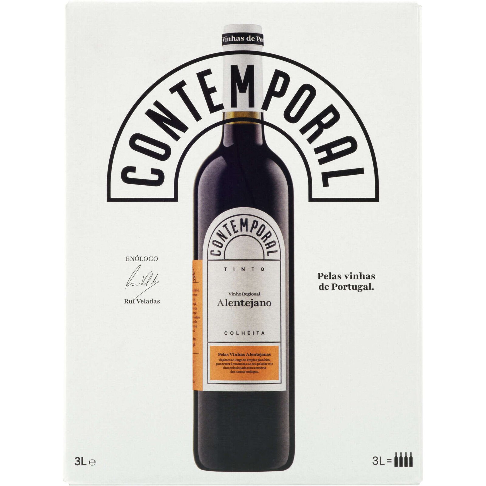 Contemporal Alentejano Vinho Tinto — Bag in Box 3 lt — Contemporal