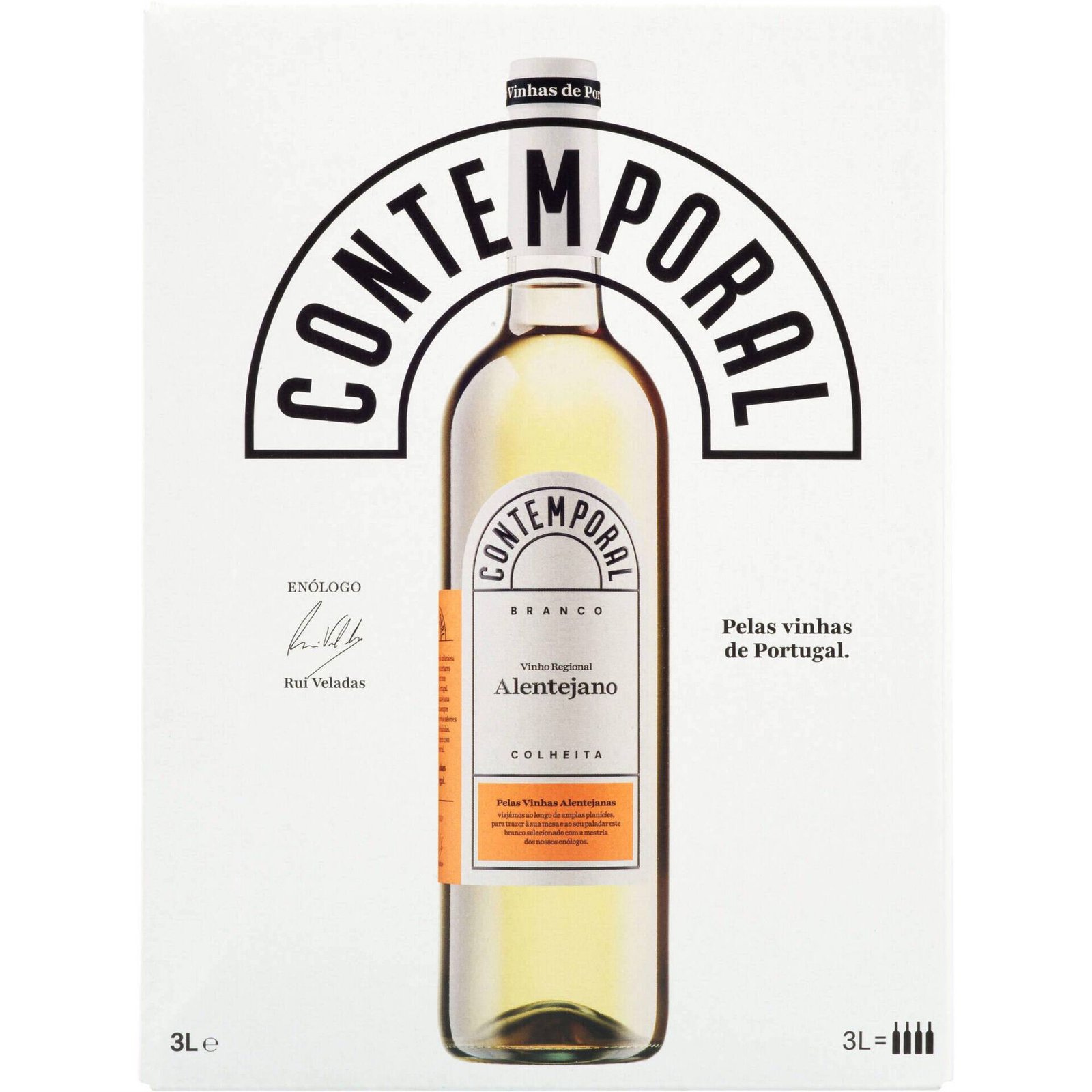 Contemporal Alentejano Vinho Branco — Bag in Box 3 lt — Contemporal
