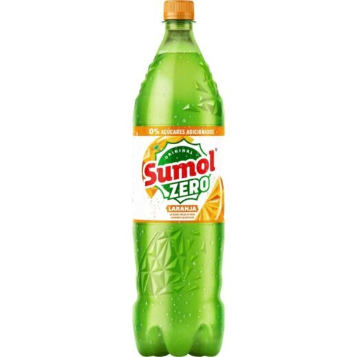 Refrigerante com Gás Laranja sem Açúcar Sumol — 1,5 lt