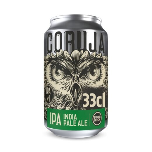 Super Bock Coruja - Cerveja com Álcool em Lata Coruja IPA India Pale Ale Super Bock Coruja — 33 cl