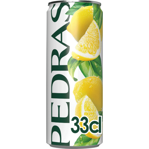 Água com Gás em Lata Limão Pedras Salgadas — 33 cl