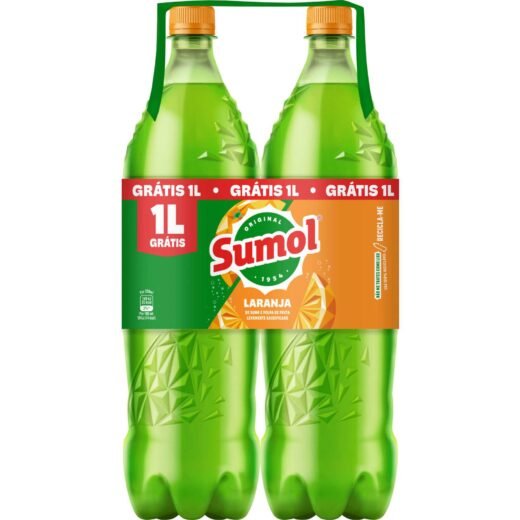 Refrigerante com Gás Laranja Sumol — 1,75 lt