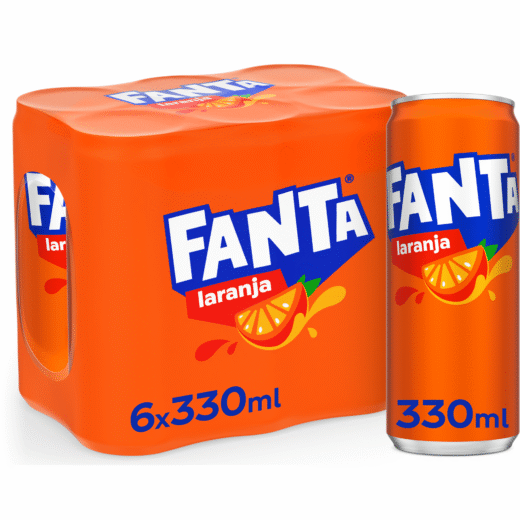 Refrigerante com Gás em Lata Laranja Fanta — 33 cl