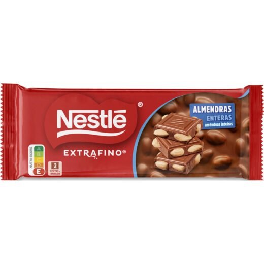 Tablete de Chocolate com Amêndoas Inteiras Extrafino Nestlé — 100 gr
