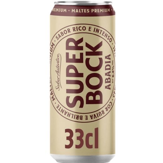 Super Bock Abadia - Cerveja com Álcool em Lata Ruiva Super Bock Abadia — 33 cl