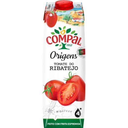 Néctar de Tomate do Ribatejo Compal Origens — 1 lt