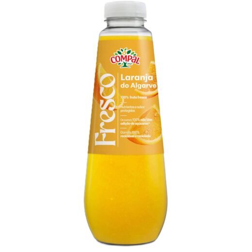 Sumo 100% Fruta Laranja do Algarve Compal Fresco — 75 cl