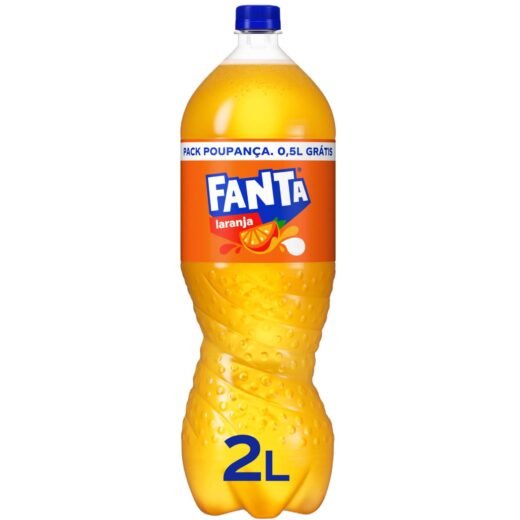 Refrigerante com Gás Laranja Fanta — 2 lt