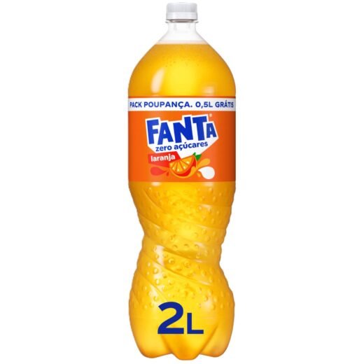 Refrigerante com Gás Laranja sem Açúcar Fanta — 2 lt