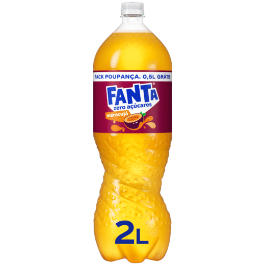 Refrigerante com Gás Maracujá sem Açúcar Fanta — 2 lt