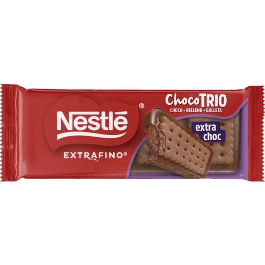 Tablete de Chocolate Chocotrio Extra Chocolate Extrafino Nestlé — 90 gr