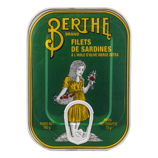 Filetes de Sardinhas em Azeite Virgem Extra Berthe