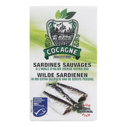 Sardinhas Selvagens em Azeite Extra Virgem BIO Cocagne