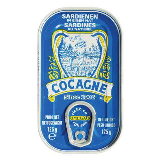 Sardinhas ao Natural 125 g Cocagne